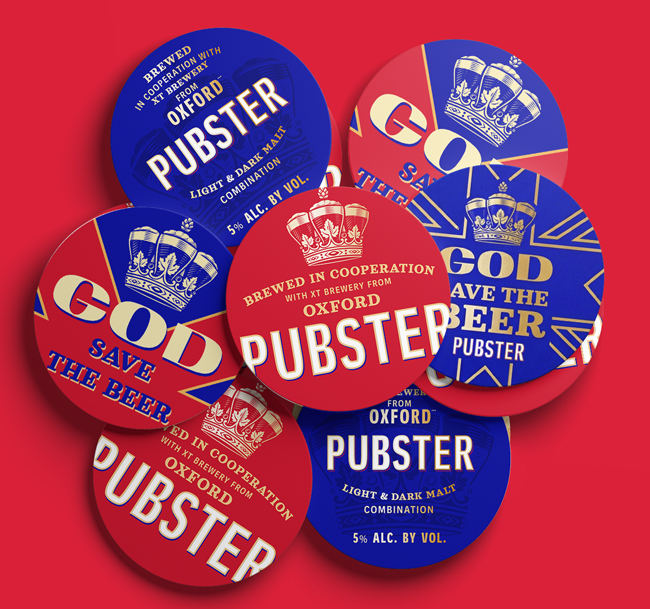 Візуальна система бренду Pubster