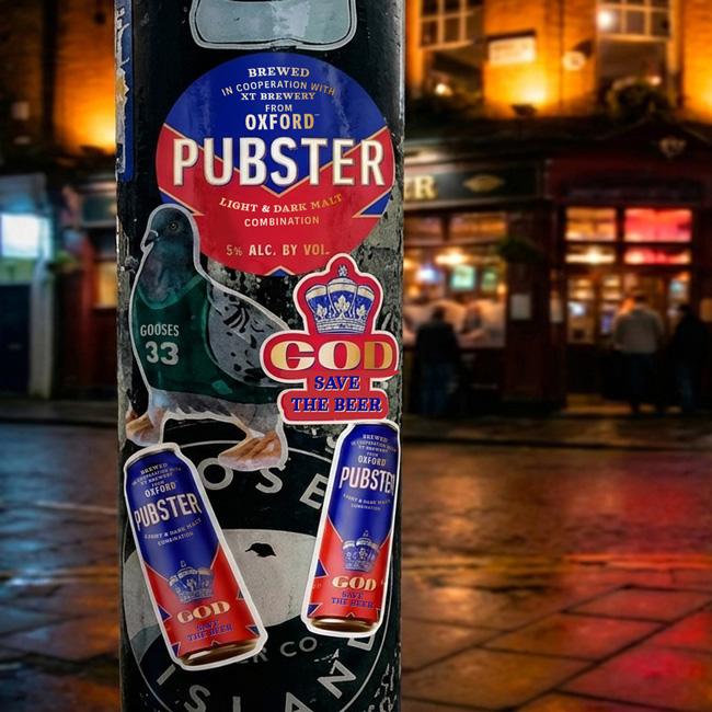 Дизайн паковання пива з британським характером